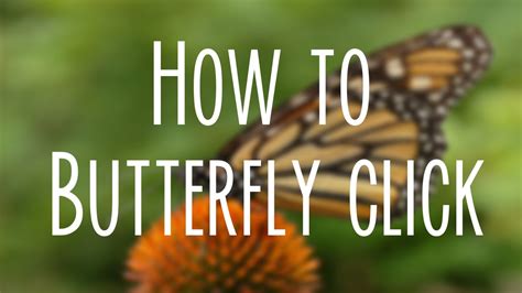 Tutorial How To Butterfly Click YouTube