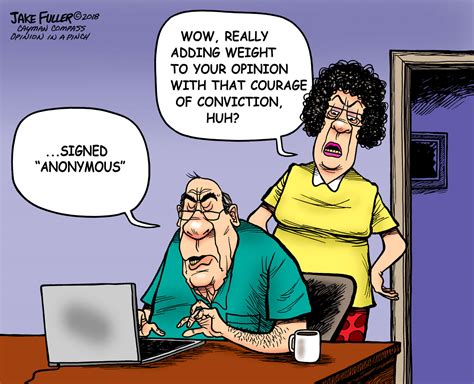 Signed Anonymous Cartoon Clr Cayman Compass