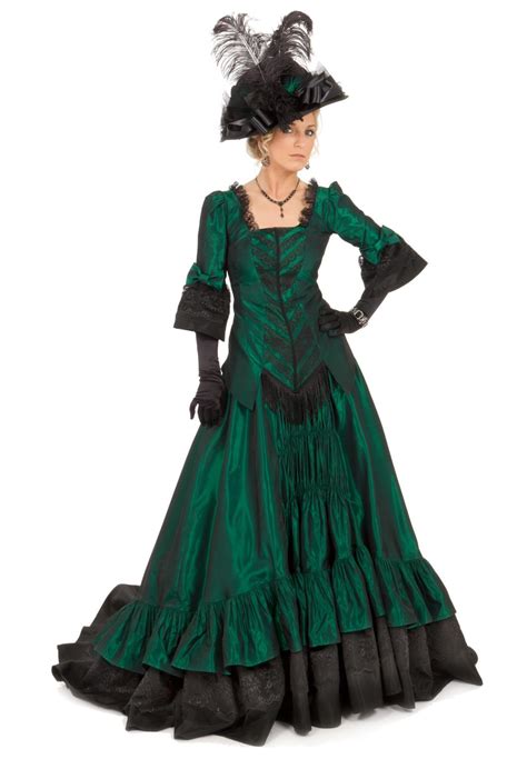 Victorian Bustle Taffeta Set By Recollections Victorian Gowns Womens