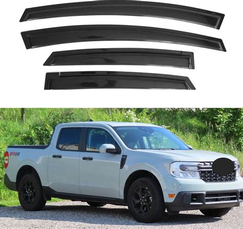 Amazon Ecnereferr Window Visors Rain Guards Deflector Fit For