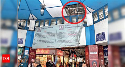 Kolkata Crumbling New Market Cries Out For Repairs Kolkata News