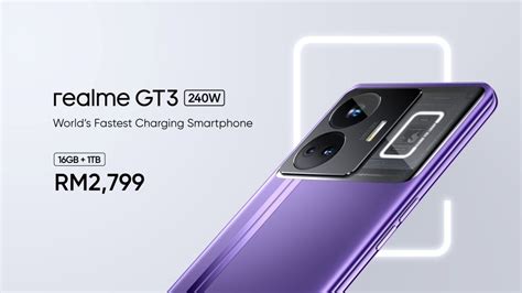 realme GT3 240W now available in Malaysia | PhoneSentral