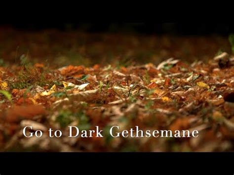 157 SDA Hymn Go To Dark Gethsemane Singing W Lyrics YouTube