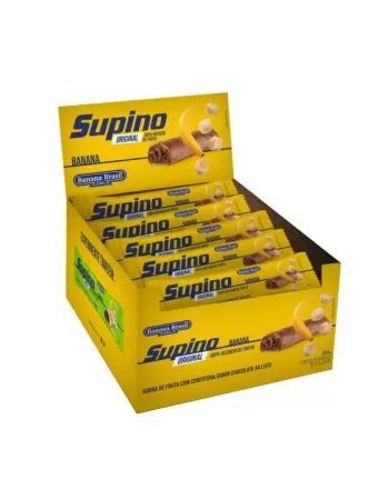 Barra Supino Chocolate Branco Zero A Car Sem Gl Ten Banana Brasil