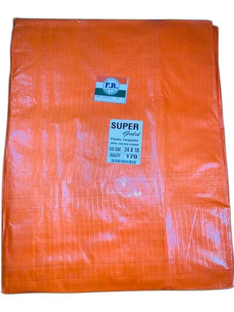 Pe Laminated Gsm Orange Hdpe Tarpaulin For Agriculture At Rs Sq