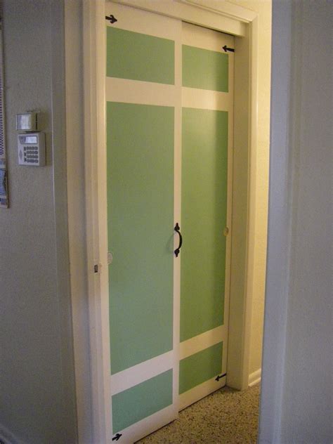 I Turned My Plain Sliding Closet Doors Into Carriage Style Doors With A