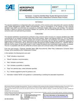 SAE AS9018 PDF Lastest Technical Information