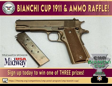 Cmp Raffles Pistol For Bianchi Cup Registrants Laptrinhx News