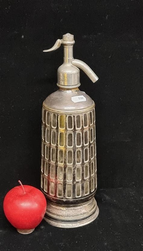 A French Victorian Soda Siphon By Parisien Brand Cométal Cha