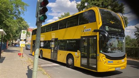 Bvg Bus Mitfahrt Im Adl Enviro Dd Auf Der Linie Von S U Rathaus