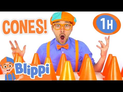 Blippi Learns to Count While Playing with Construction Cones! | BEST OF ...