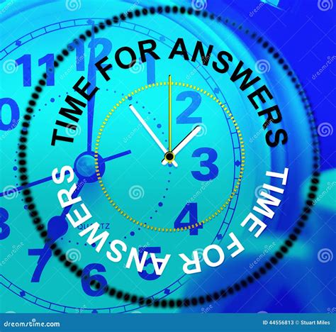 Time For Answers Royalty Free Stock Photo 17883969