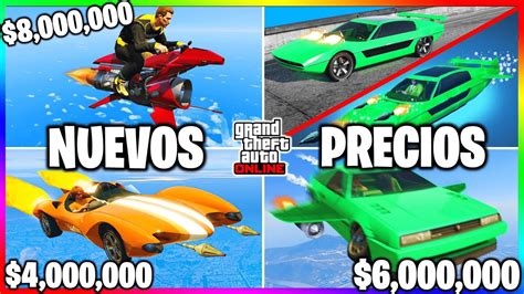 Mk En Millones Nuevos Precios En Gta Online Cambios Masivos En