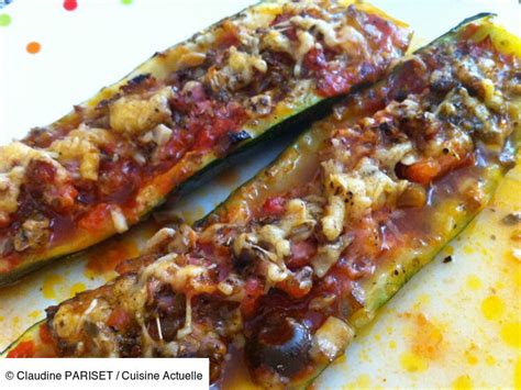 Courgettes façon pizza facile découvrez les recettes de Cuisine Actuelle