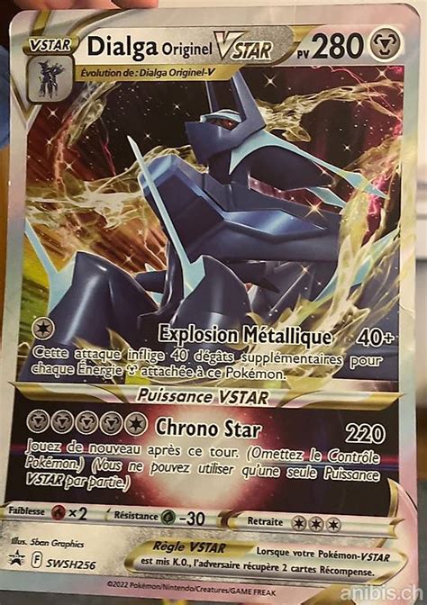 Carte Pokemon Grand Format Dialga Original Canton Vaud Anibis Ch