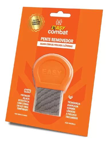 Pente Fino Removedor De Piolhos E Lêndeas Easy Combat MercadoLivre