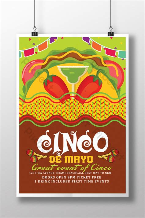 Cinco De Mayo Flyer Template Free