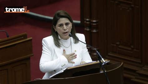 Ministra De Salud Rosa Gutiérrez Presentó Su Carta De Renuncia Durante Exposición En El Congreso