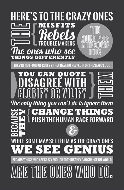 Steve Jobs Quotes Heres To The Crazy Ones