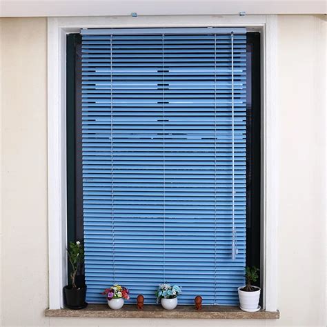 Waterproof 25mm Slats Aluminum Venetian Blinds Motor Window Blinds Machine For Office Buy