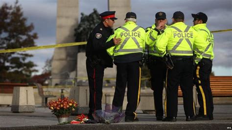 In Pictures Ottawa Shootings Aftermath Bbc News