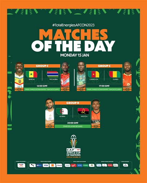 Today's AFCON Matches : r/FootballAfrica