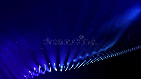 K Looped Science Fiction Particle Background With Bokeh Light Effects