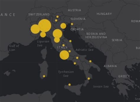 La Mappa Dei Nuovi Focolai Di Coronavirus In Italia Regione Per Regione