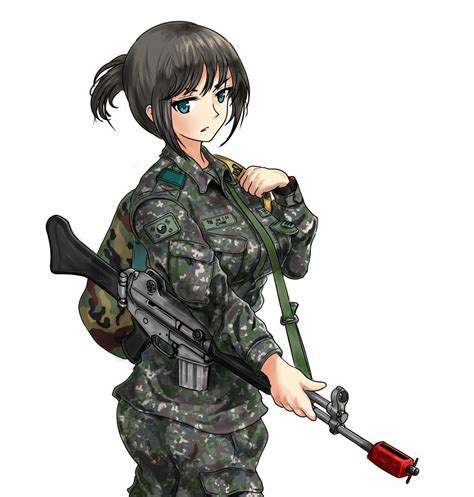 Аниме девушки в военной форме - фото и картинки abrakadabra.fun