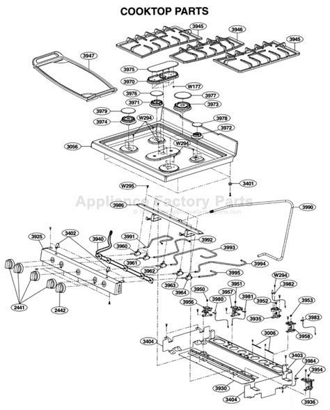 Parts For Ldg3036st Lg Electric Ranges