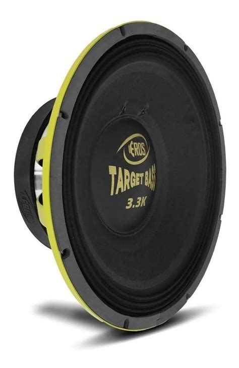 Alto Falante Eros Target 3 3k 1650w Rms 15p Target Bass 3k3