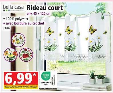 Promo Rideau Court Bella Casa Chez Norma ICatalogue Fr