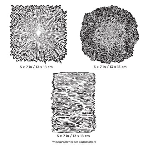 Iwata Artool Airbrush Stencil Texture Fx 2 Mini Set Of 3 Jerry S