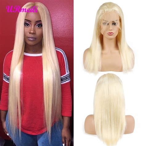 613 Honey Blonde Full Lace Human Hair Wigs Remy 150 Density Brazilian Straight Hair 13x4 Lace