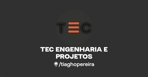 TEC ENGENHARIA E PROJETOS Instagram Facebook Linktree