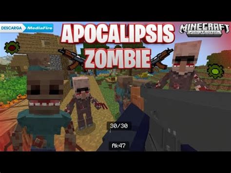 ADDON MOD DE APOCALIPSIS ZOMBIE PARA MINECRAFT PE 1 17 YouTube