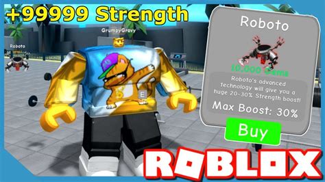 I Bought The Best Pet And Become The Strongest In Roblox Weight Lifting