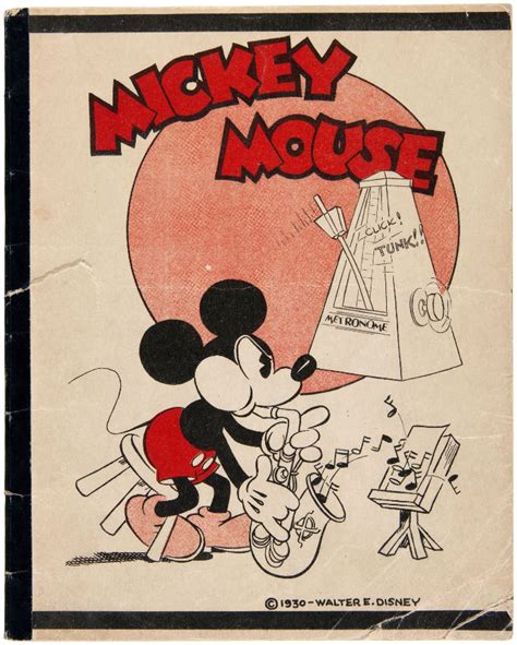 Hakes Mickey Mouse 1930 Composition Book