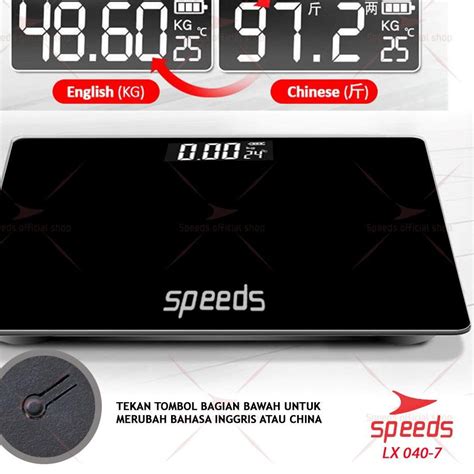 Jual Limited Speeds Timbangan Badan Digital Scale Kaca Berat Max