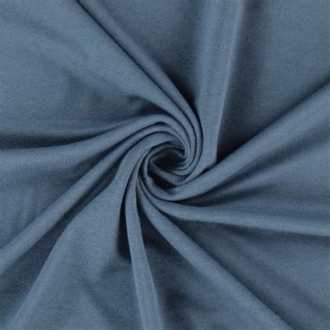 Tissu Jersey Viscose Bleu Gu De Tissus Hemmers