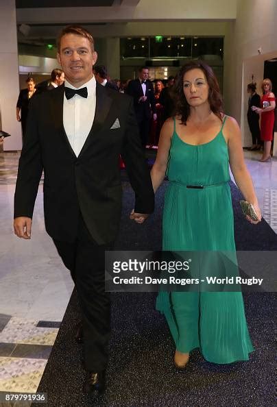 Former South African Springbok John Smit And His Wife Roxane Attend