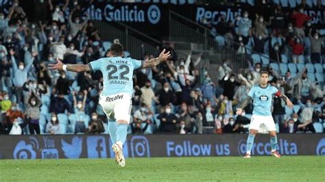 Jeison Murillo titular en la derrota del Celta de Vigo frente al Cádiz