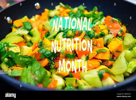 Vegetables Highlights The Essence Of National Nutrition Month In A