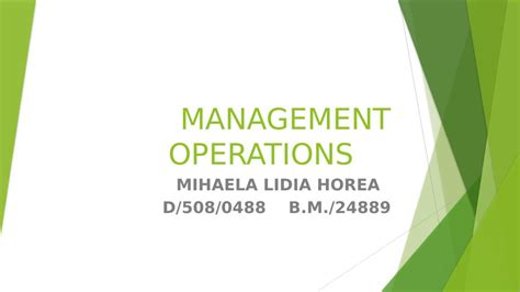 Operations Management In Tesco Desklib