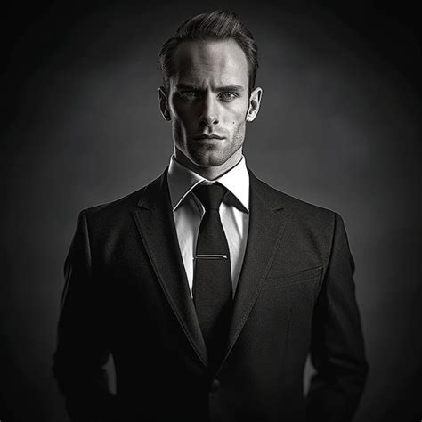 Premium Ai Image A Man In A Suit With A Tie That Says He S Wearing