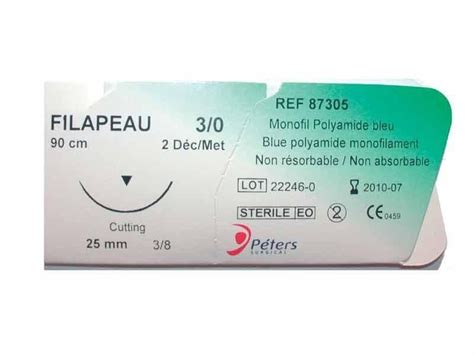 Suture Filapeau Mm Cm R F