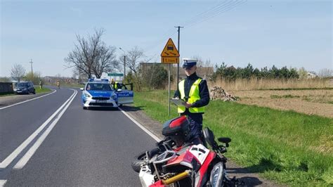 Nożyczyn 40 letni motocyklista zderzył się z dostawczym autem