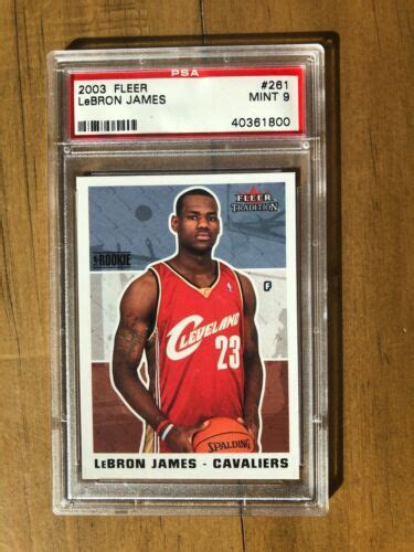 Lebron James Fleer Psa Rookie Card Ebay