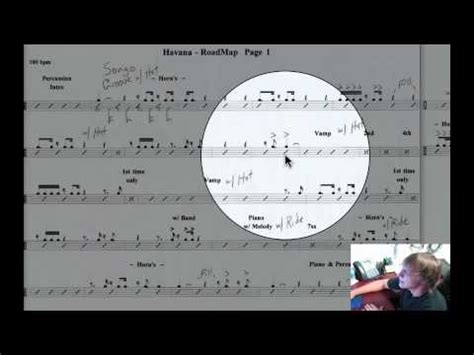 Drum Lesson Billy Ashbaugh Havana Road Map Billy S Notes Talk