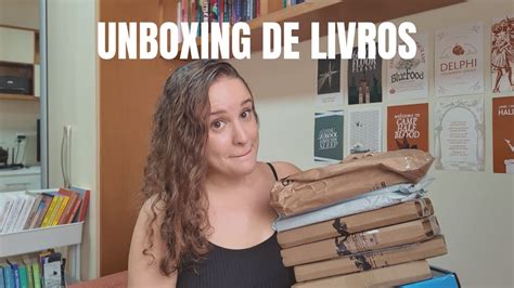 Unboxing De Livros Novos Book Haul Youtube